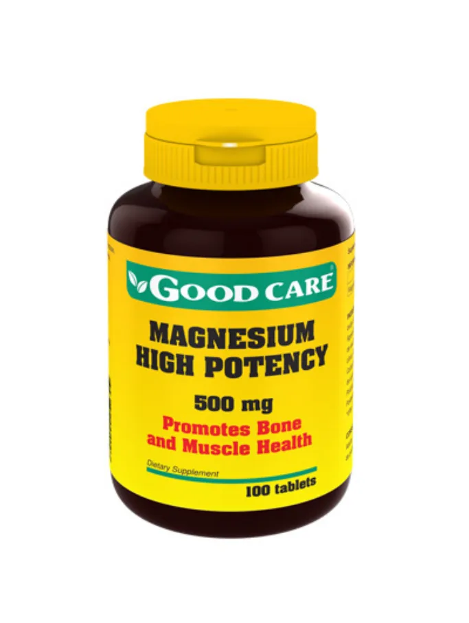 Magnesium High Potency 500mg (100 Cápsulas)