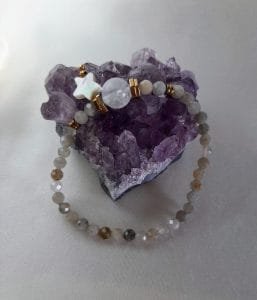 Pulseira de Labradorite Cristal