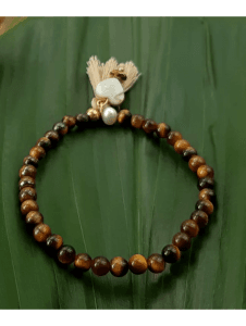 Pulseira de Olho de Tigre Cristal
