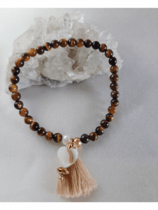 Pulseira de Olho de Tigre Cristal