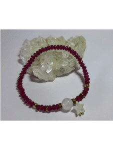 Pulseira de Rubita Cristal